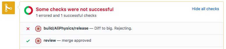 Pull request is too large